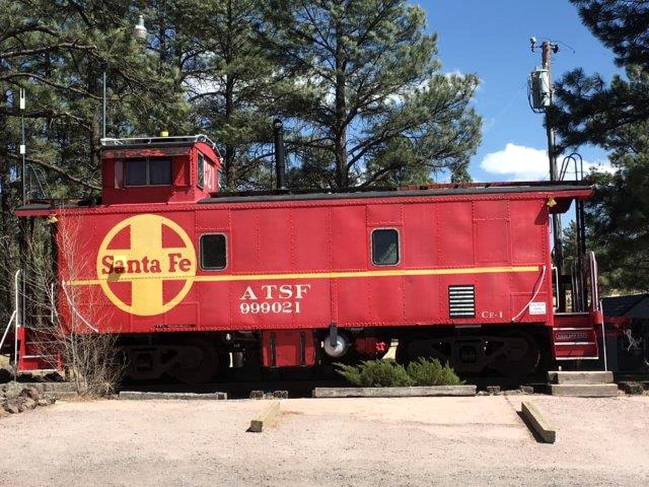Authentic Renovated Cabooses from 1929 near the Grand Canyon in Northern Arizona