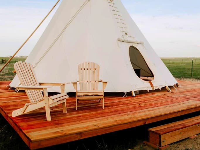 Cozy and Authentic Tipi Rental on Working Horse Ranch near Denver, Colorado - Image 3