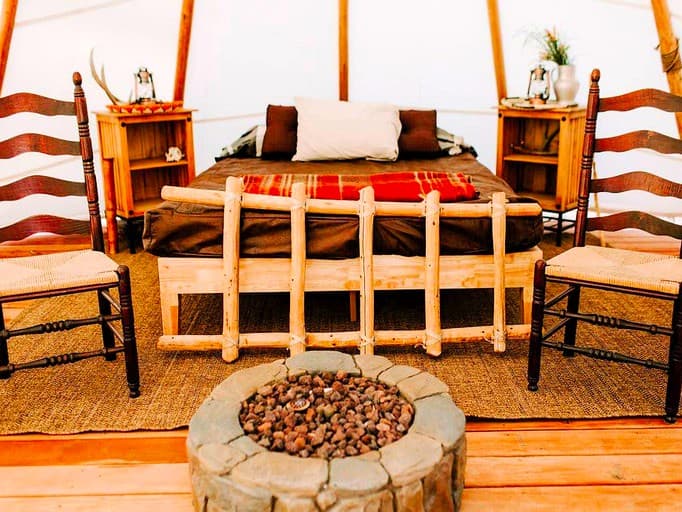 Cozy and Authentic Tipi Rental on Working Horse Ranch near Denver, Colorado - Image 5