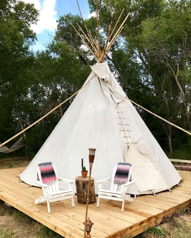 Superb Glamping Tipi on Organic Farm in the Sangre de Cristo Mountains, New Mexico